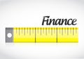 Measure finance concept illustration design Royalty Free Stock Photo
