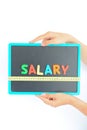 Measure salary concept in a business, company or economy Royalty Free Stock Photo