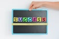 Measure success concept in a business or company Royalty Free Stock Photo