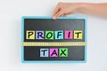 Measure taxes concept in a business, company or economy Royalty Free Stock Photo