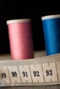 Measure and thread Royalty Free Stock Photo