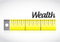 Measure wealth concept illustration design Royalty Free Stock Photo