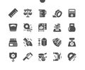 Measure Well-crafted Pixel Perfect Vector Solid Icons Royalty Free Stock Photo