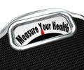 Measure Your Health Scale Weight Loss Healthy Checkup Royalty Free Stock Photo