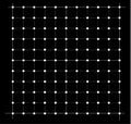 Measured grid. Graph plotting grid. Corner ruler with measurement isolated on the black background. Vector graph paper