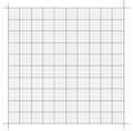 Measured grid. Graph plotting grid. Corner ruler with measurement isolated on the white background. Vector graph paper