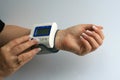 Measurement of arterial pressure Royalty Free Stock Photo