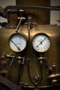 Measuring analog indicators - steampunk retro style equipment