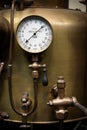 Measuring analog indicators - steampunk retro style equipment