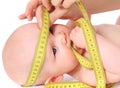 Measuring babys head