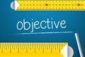 Measuring Business Objective. Concept of How To Measure Standards of Objectives