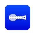 Measuring centimeter icon digital blue