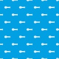 Measuring centimeter pattern seamless blue
