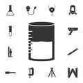 measuring flask icon. Simple element illustration. measuring flask symbol design from Measuring collection set. Can be used in web Royalty Free Stock Photo