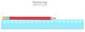 Measuring length Comparing quantities.Objects using ruler Distance, pen displacement Transparent ruler, pencil measure Vector