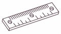 Measuring ruler, length measurement and precision tool vector design Generative AI