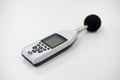 Measuring sound level meter Royalty Free Stock Photo