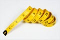 Measuring tape. For determining the dimensions of large-sized parts and markin