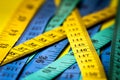 measuring tape , extreamly shallow DOF Royalty Free Stock Photo