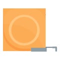 Measuring tape icon showing length measurement tool