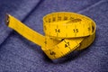 Measuring tape in Jeans