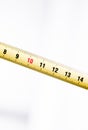 Measuring tape ruler cm numbers