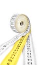 Measuring tape of the tailor for you design Royalty Free Stock Photo