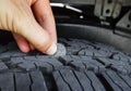 Measuring tire depth