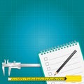 Measuring tools and measurement tape background