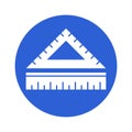 Measuring tools  Vector Icon which can easily modify or edit Royalty Free Stock Photo