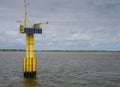 Measuring unit for wave and tidal energy Royalty Free Stock Photo