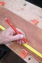 Measuring wood