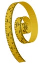 Measuring yellow tape