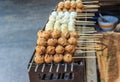 Meat Ball, Grill Thai style Royalty Free Stock Photo