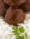 Meat Balls In Hoisin Sauce Royalty Free Stock Photo