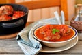 Meat Balls in Tomato Sauce Royalty Free Stock Photo