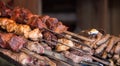 Meat barbecue Royalty Free Stock Photo