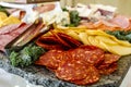 Meat and cheese party tray