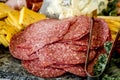 Meat and cheese party tray