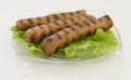 Meat collection of kebabcheta Royalty Free Stock Photo