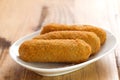 Meat croquete Royalty Free Stock Photo