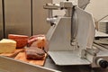 Meat cutting machine