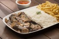 Meat dish with rice