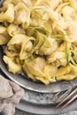 Meat Dumplings - russian boiled pelmeni Royalty Free Stock Photo