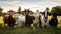 meat farm goats Royalty Free Stock Photo