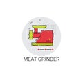 Meat Grinder Cooking Utensils Kitchen Equipment Appliances Icon Royalty Free Stock Photo