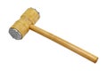 Meat hammer isolated on white Royalty Free Stock Photo