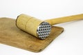 Meat hammer wooden Royalty Free Stock Photo