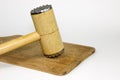 Meat hammer wooden Royalty Free Stock Photo