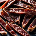 Meat jerky dried cured preserved meat, snack